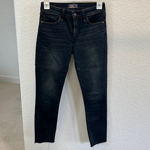 Mid rise super skinny ankle jeans